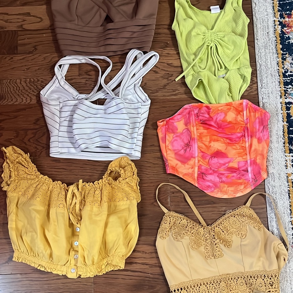 Colorful Women's Crop Tops Collection
